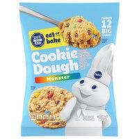 Pillsbury Cookie Dough, Monster, 16 Ounce