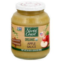 North Coast Apple Sauce, Organic, 24 Ounce