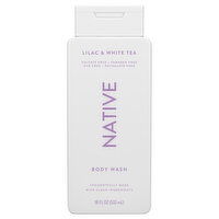 Native Body Wash, Lilac & White Tea, 18 Fluid ounce
