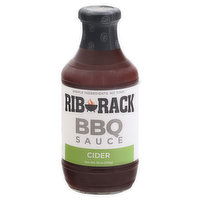 Rib Rack BBQ Sauce, Cider, 19 Ounce