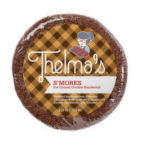 Thelma's 6 oz. Ice Cream Sandwich Thelma's S'mores with Marshmallow Ice Cream Sandwich 6 Fluid Ounce, 6 Fluid ounce