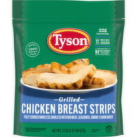 Tyson Frozen Grilled Chicken Breast Strips, 22 Ounce