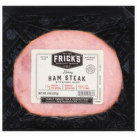 Frick's Ham Steak, with Natural Juices, Hickory, 8 Ounce