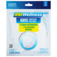 RM Wellness Face Mask, KN95, 2 Each