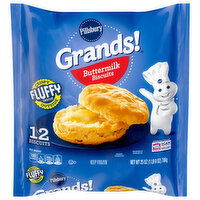 Pillsbury Grands! Biscuits, Buttermilk, 12 Each