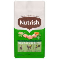 Nutrish Food for Cats, Natural, Real Chicken & Brown Rice Recipe, Whole Health Blend, 3 Pound