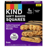 Kind Squares, Salted Caramel Almond Flour Blondie, Soft Baked, 6 Each