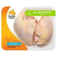 Gold'n Plump Split Chicken Breast, Bone In, 1 Pound