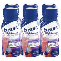 Ensure Nutrition Shake, Strawberry, 6 Each