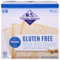 Yehuda Matzos Matzo-Style Squares, Gluten Free, Original, 10.5 Ounce