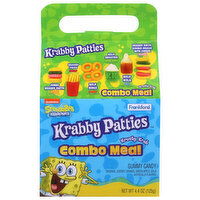 Krabby Patties SpongeBob SquarePants Krusty Krab Combo Meal Gummy Candy, 4.4 Ounce