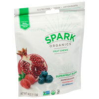 Spark Organics Fruit Chews, Superfruit Blend, 4 Ounce