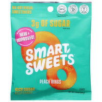SmartSweets Candy, Peach Rings, 1.8 Ounce