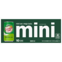 Canada Dry Ginger Ale, Mini, 10 Each