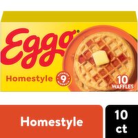 Eggo Frozen Waffles, Homestyle, 12.3 Ounce