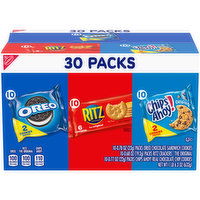 CHIPS AHOY!/OREO Cookies & Cracker Variety Pack, Snack Packs, 22.3 Ounce