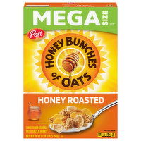 Honey Bunches of Oats Cereal, Honey Roasted, Mega Size, 28 Ounce