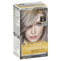 L'Oreal Paris Superior Preference Permanent Hair Color, Soft, Silver Blonde 8S, 1 Each