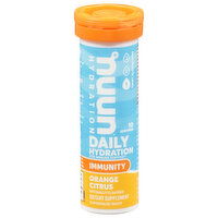 Nuun Daily Hydration, Immunity, Tablets, Orange Citrus, 10 Each