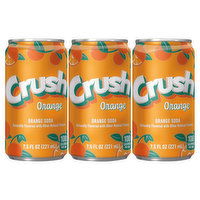 Crush Soda, Orange, 6 Each