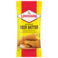 Louisiana Fish Fry Products Seafood Batter Mix, Beer Batter, Seasoned, 8.5 Ounce