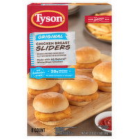 Tyson Sliders, Chicken Breast, Original, 8 Each