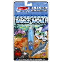 Melissa & Doug Water-Reveal Pad, Under the Sea, 1 Each