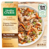 Healthy Choice Cafe Steamers Chicken & Mushroom, Creamy, 9.25 Ounce