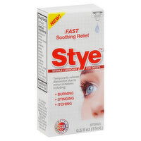 Stye Eye Drops, Lubricant, Sterile, 0.5 Fluid ounce