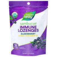 Nature's Way Immune Lozenges, Sambucus, Elderberry, 24 Each