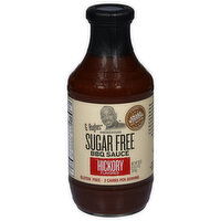 G Hughes BBQ Sauce, Sugar Free, Hickory Flavored, Smokehouse, 18 Ounce