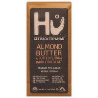 Hu Dark Chocolate, Almond Butter + Puffed Quinoa, 2.1 Ounce