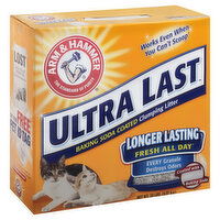 Arm & Hammer Clumping Litter, Baking Soda Coated, Ultra Last, 20 Pound