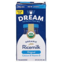 Dream Ricemilk, Original, Organic, Value Size, 64 Fluid ounce