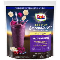 Dole Smoothie Kit, Boosted, Protein Kick, 4 Each