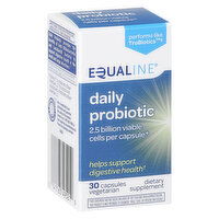 Equaline Daily Probiotic, Vegetarian Capsules, 30 Each