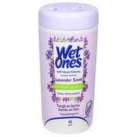 Wet Ones Hand Wipes, Lavender Scent, Antibacterial, 40 Each