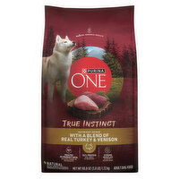 Purina One ONE Purina ONE True Instinct With A Blend Of Real Turkey and Venison Dry Dog Food, 3.8 Pound