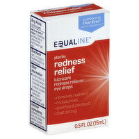 Equaline Eye Drops, Lubricant, Redness Relief, 0.5 Ounce