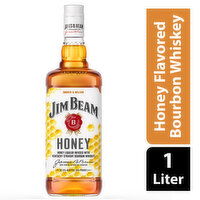 Jim Beam Honey Bourbon Whiskey, 1 Litre