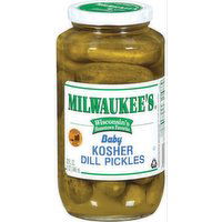 Milwaukee's Baby Kosher Dill Pickles, 32 Fluid ounce