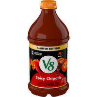 V8® Spicy Chipotle 100% Vegetable Juice, 46 Fluid ounce