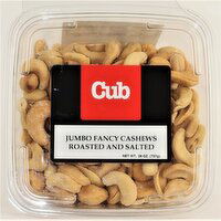 Bulk Jumbo Fancy Cashews Roasted And Salted, 26 Ounce