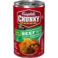 Campbell's® Chunky® Beef Soup with Country Vegetables, 18.8 Ounce