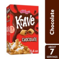 Krave Cold Breakfast Cereal, Chocolate, 11.4 Ounce