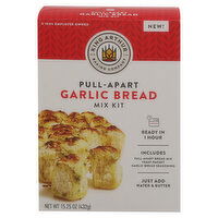 King Arthur Baking Company Mix Kit, Garlic Bread, Pull-Apart, 15.25 Ounce