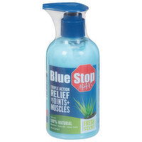 Blue Stop Max Relief, for Joints + Muscles, Triple Action, Fresh Scent, 8 Fluid ounce