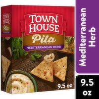 Town House Oven Baked Crackers, Mediterranean Herb, 9.5 Ounce