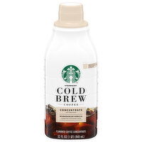 Starbucks Coffee, Concentrate, Medium Roast, Madagascar Vanilla, Cold Brew, 32 Fluid ounce