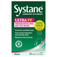 Systane Ultra PF Preservative-Free Lubricant Eye Drops, 25 Each